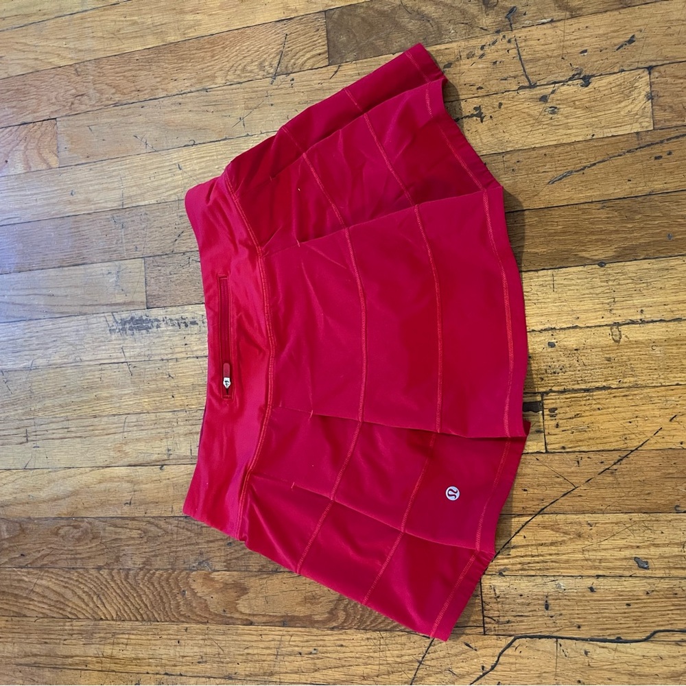 lululemon athletica Red Skirt